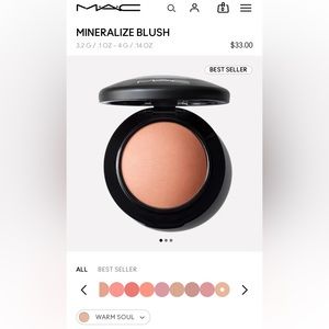 Brand new unopened Mac blush